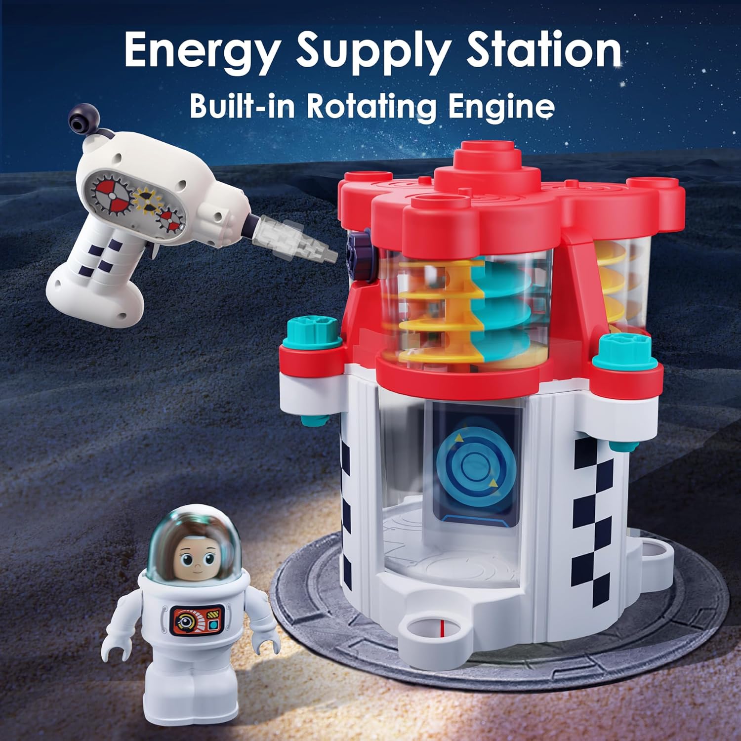 Detalle de iPlay iLearn Rocket Spaceship Toy for Ages 3–8 🚀