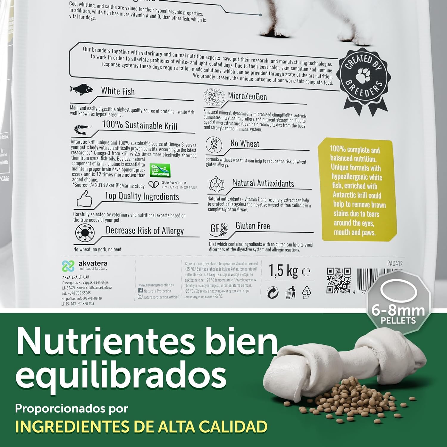 Detalle 2 de Nature's Protection Superior Care 1,5 kg pienso hipoalergénico