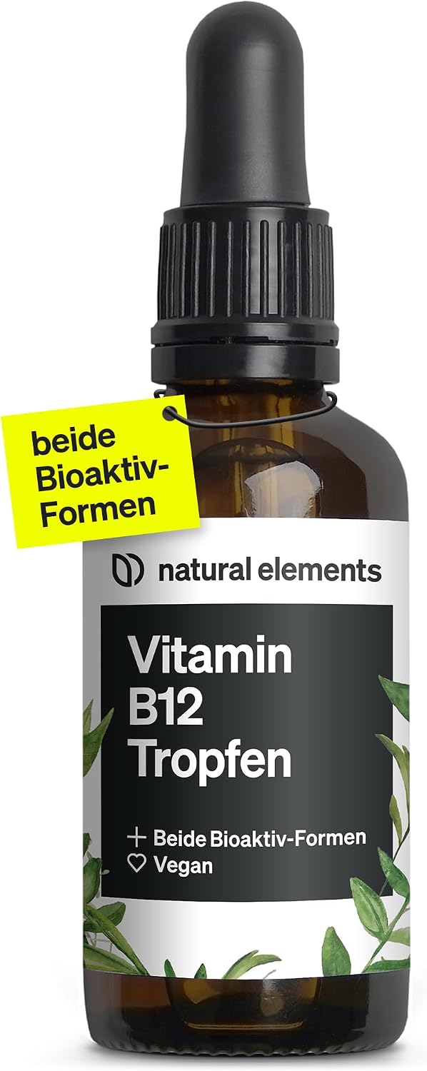 Detalle de natural elements Vitamin B12 Tropfen 500 µg — 50 ml 💊