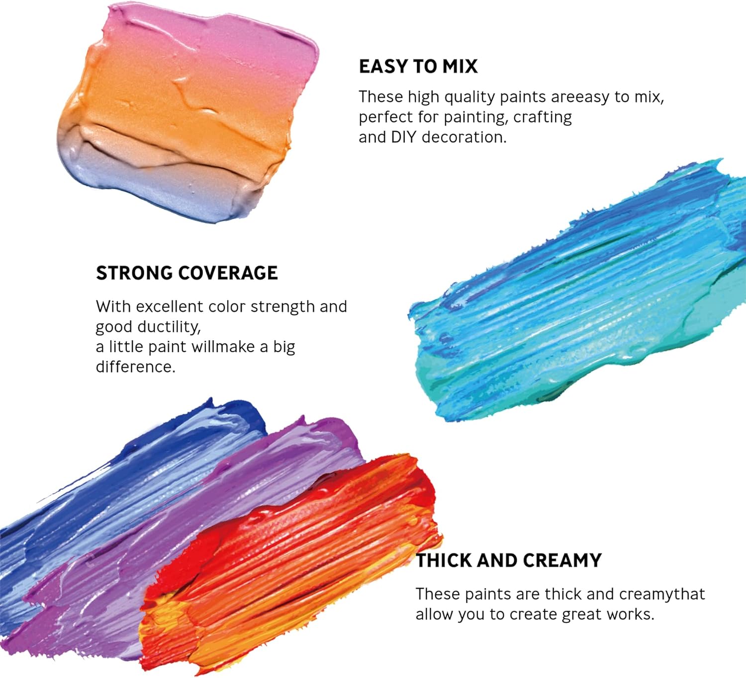 Thumbnail 2 de Set de Peinture Acrylique INK LAB – 30 tubes de 36 ml, couleurs brillantes et non toxiques