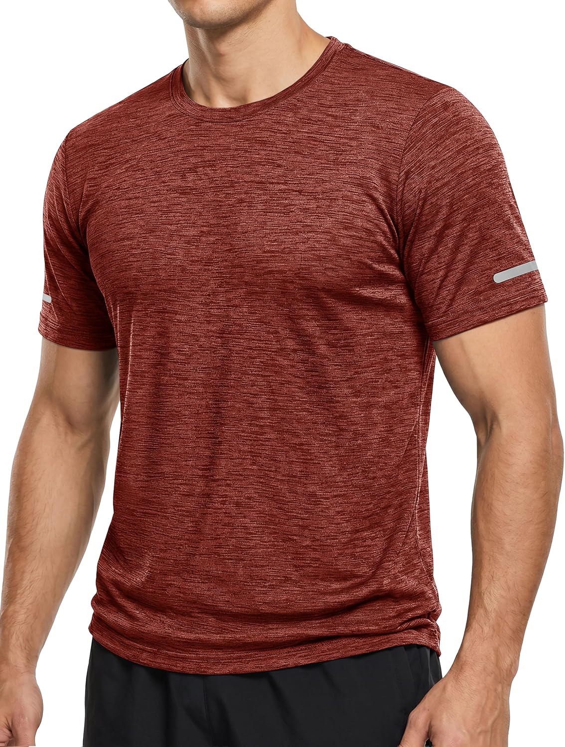 Detalle 2 de KEFITEVD KEF-326-EU heren sportshirt met korte mouwen, sneldrogend en ademend