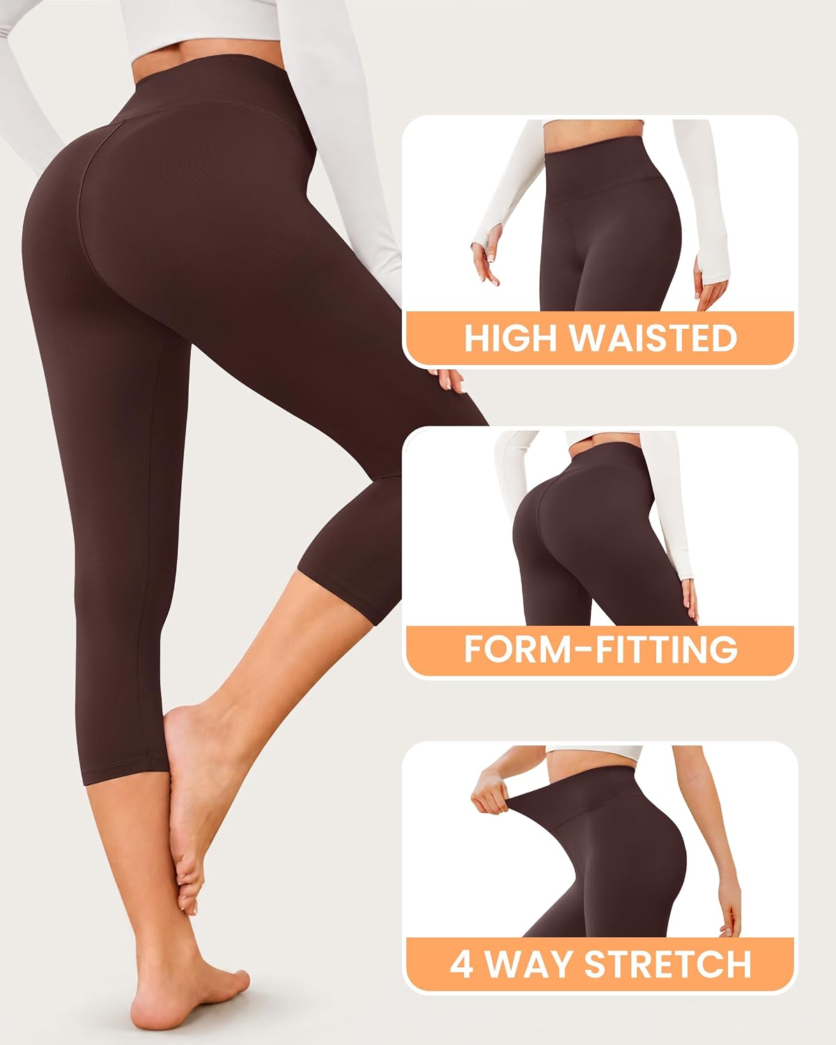 Detalle 2 de VALANDY Capri Leggings, 7-Pack
