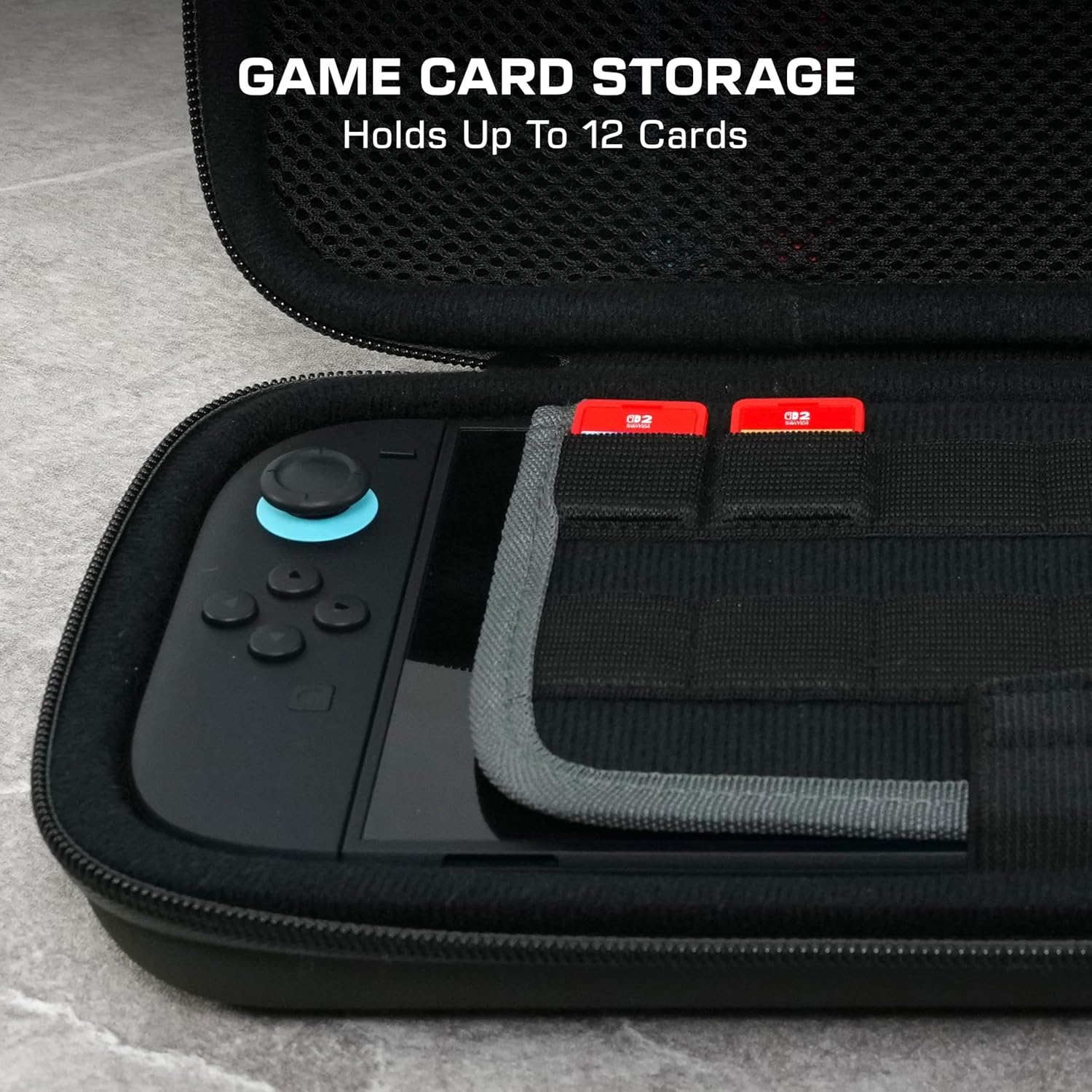 Thumbnail 5 de Turtle Beach PlayTrek Travel Case (Officially Licensed) for Nintendo Switch 2 / Switch (OLED) — Hard Shell Carrying Case in Charcoal Black