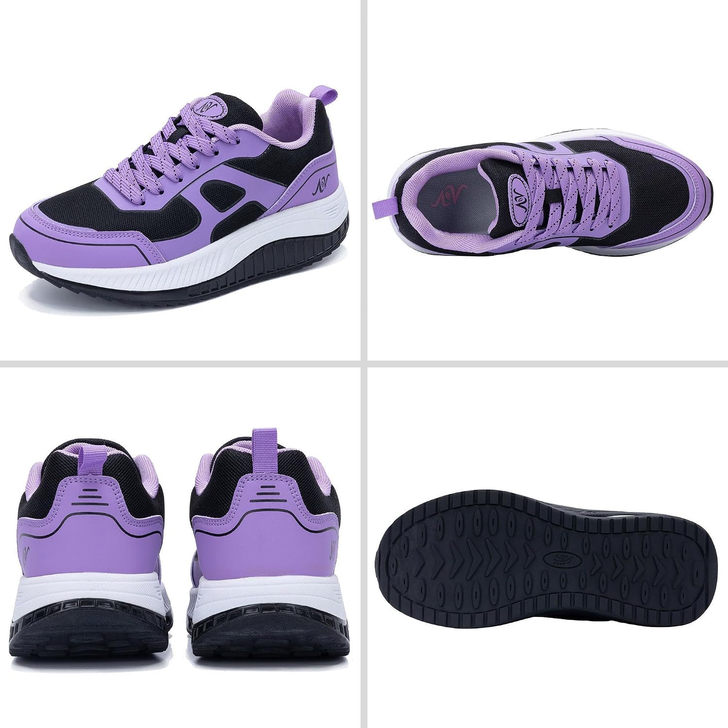 Thumbnail 4 de B BEASUR Women's Walking Shoes with Arch Support — Removable Insole for Plantar Fasciitis (US 5.5–11)