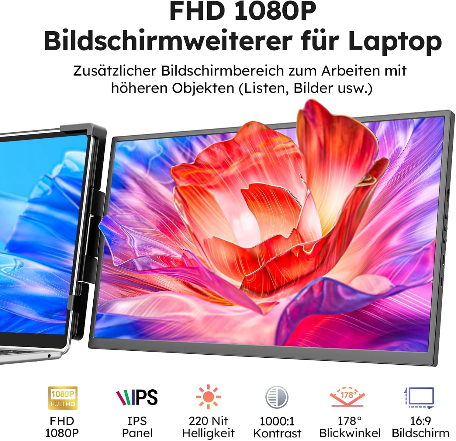 Detalle 2 de Dopesplay Laptop Bildschirm Erweiterung