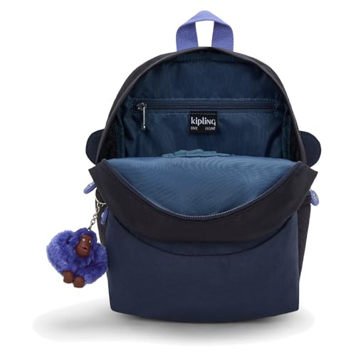Detalle de Kipling Faster mochila infantil azul