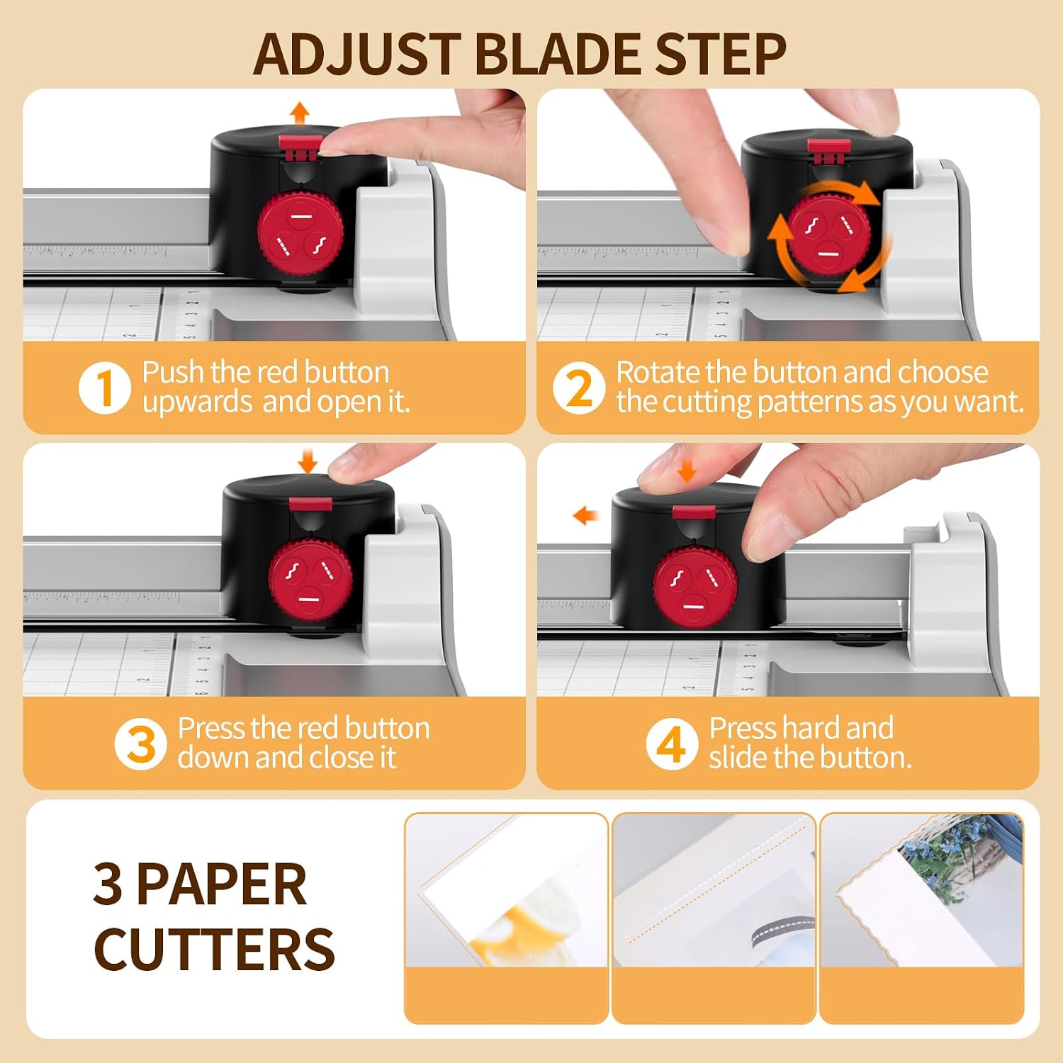 Thumbnail 4 de Laminator Machine 11x17 with 70 Letter Size Laminating Sheets – 3–5 mil, Hot & Cold, 2 rollers, includes Paper Cutter & Corner Rounder