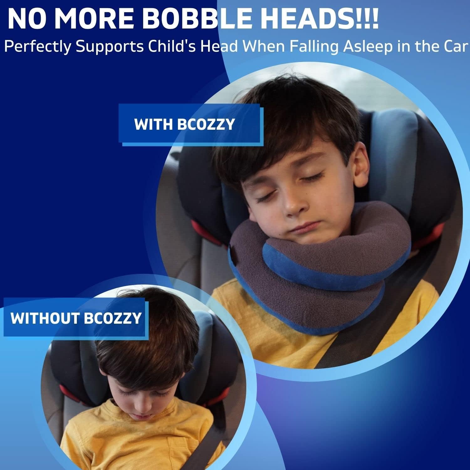 Thumbnail 2 de BCOZZY Kids chin supporting travel pillow for ages 8–12 (medium) – travel essential for car seats and flights