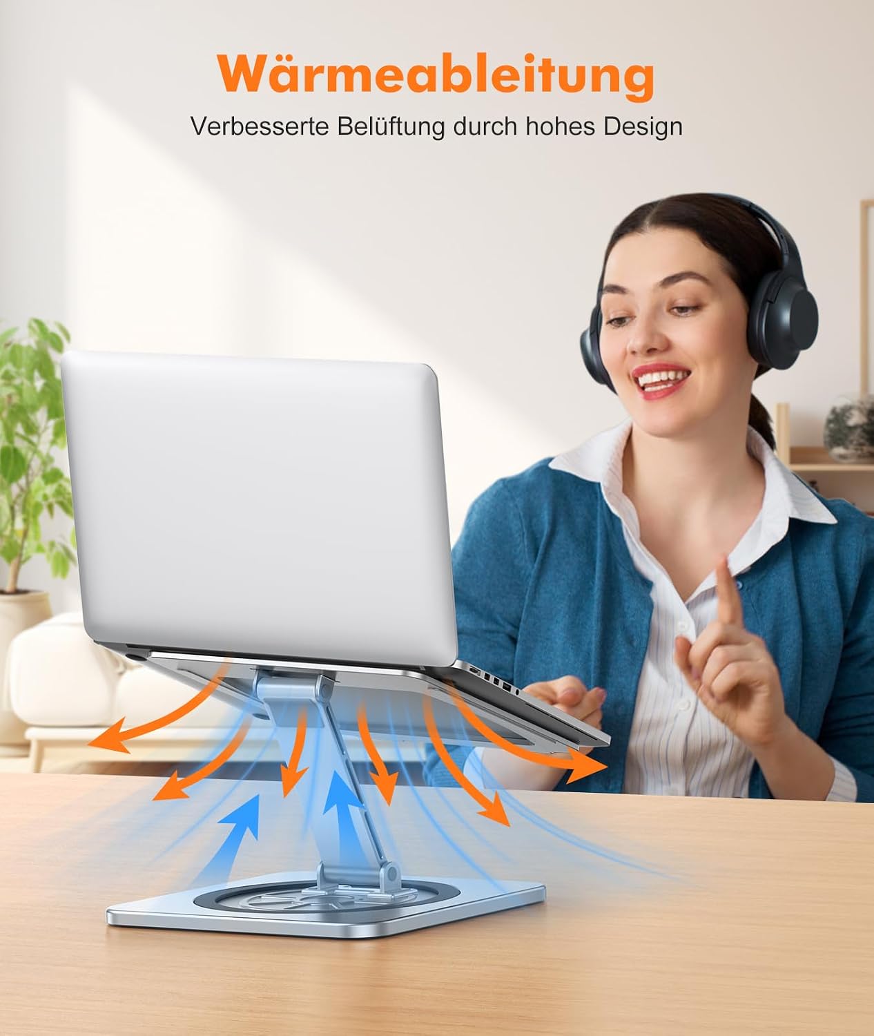 Thumbnail 4 de EOIWUY Laptop Ständer 360° Drehteller 10–16 Zoll
