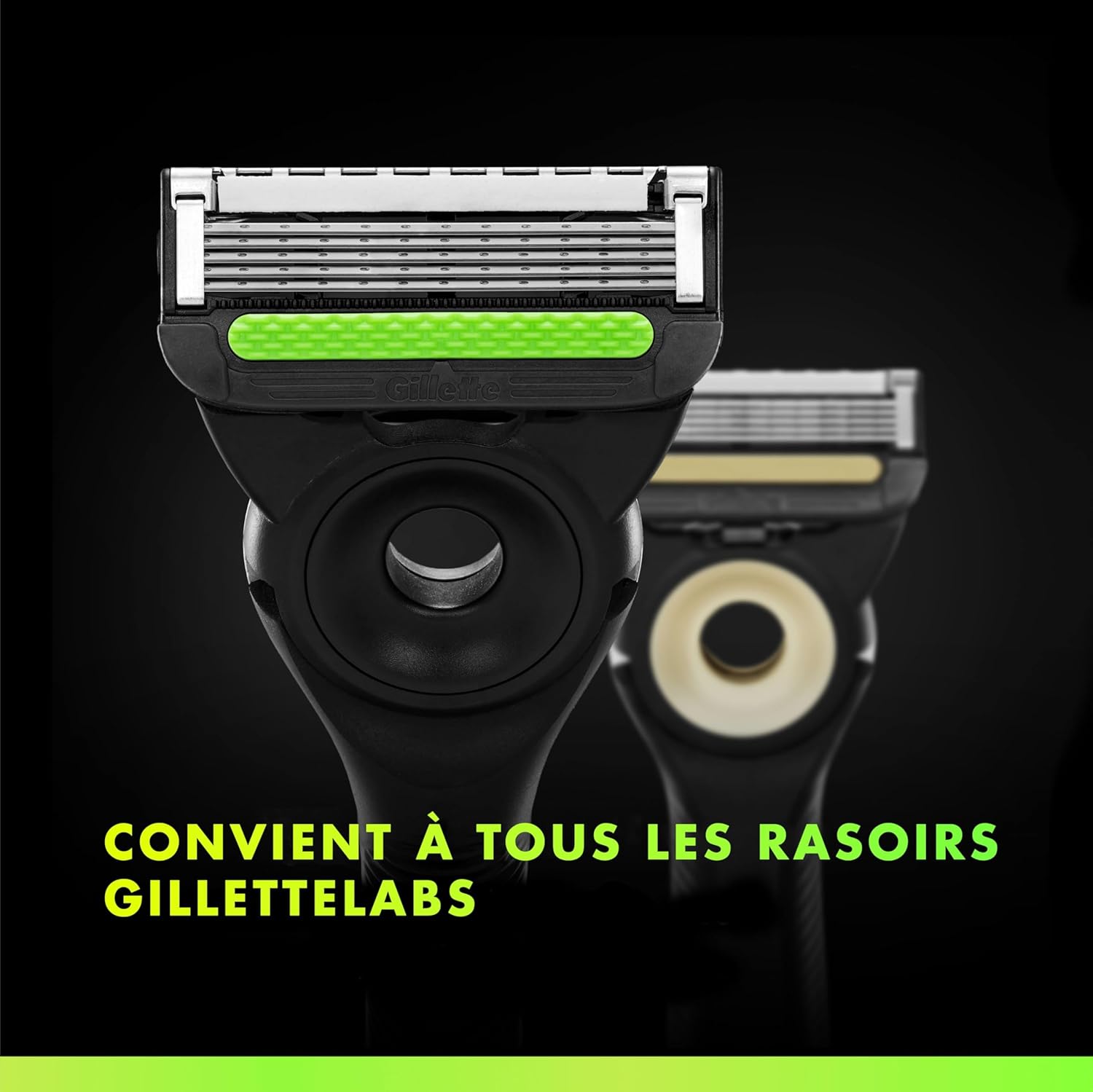 Thumbnail 5 de Gillette Labs lot de 10 recharges de rasoir pour hommes (barre exfoliante, lames haut de gamme) compatibles GilletteLabs