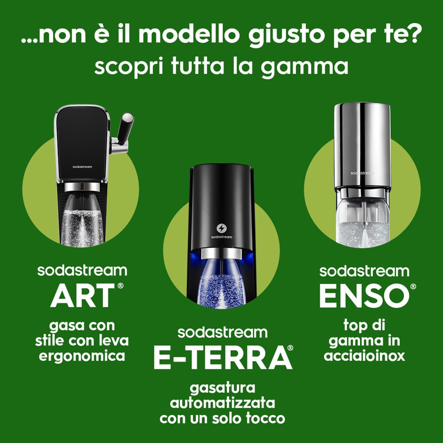 Detalle 2 de SodaStream TERRA Promopack Wassersprudler 44 cm 🥤
