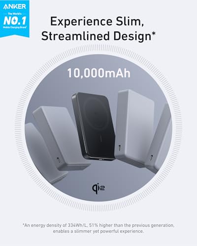 Detalle 2 de Anker MagGo Power Bank 10K: Slim, Qi2 15W Wireless + 30W USB-C for iPhone