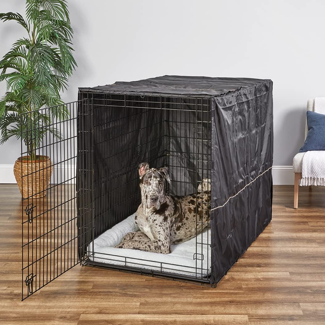 Detalle 2 de Hundeboxabdeckung 137 cm Größe XXL Schwarz