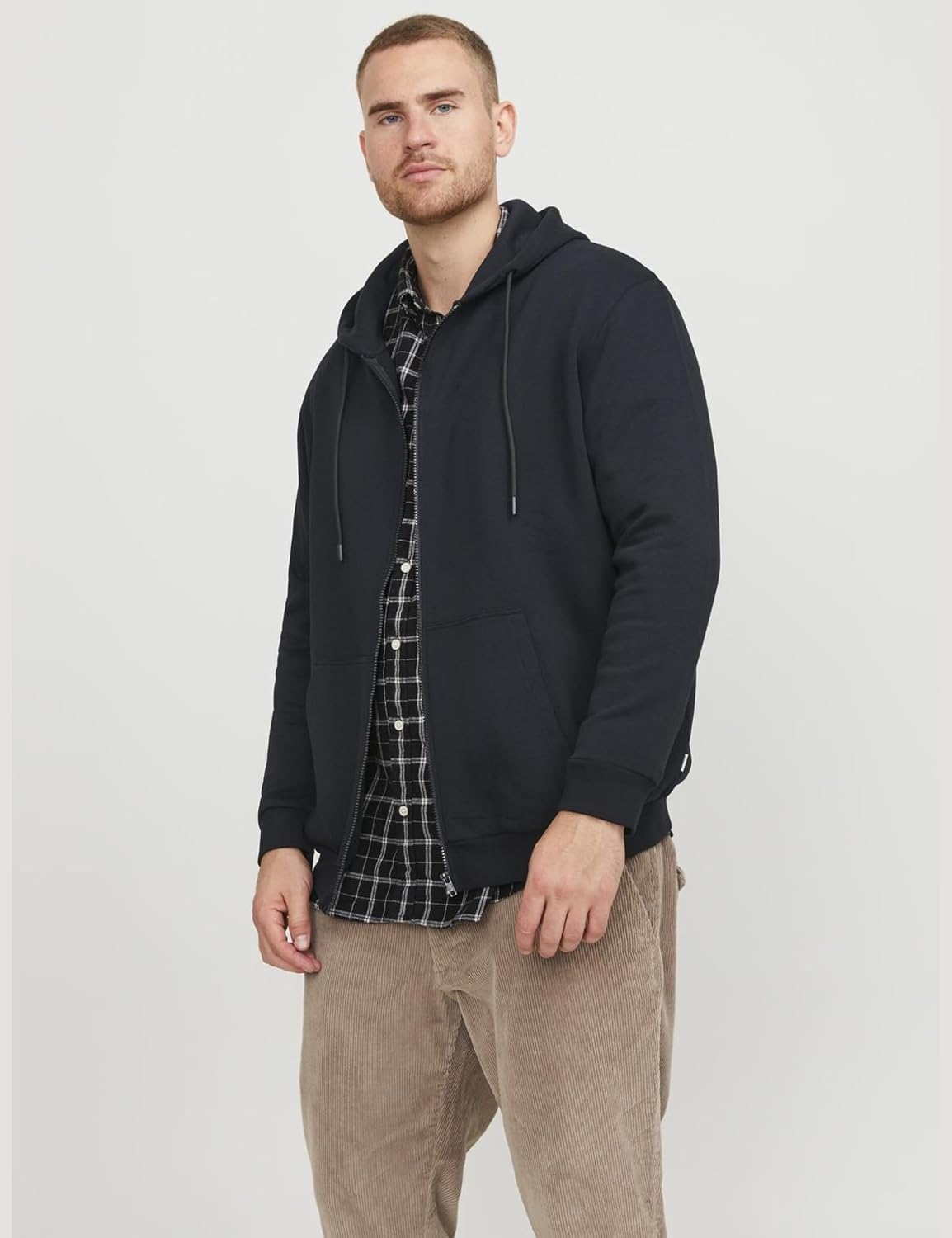 Thumbnail 1 de Jack & Jones Sweat à capuche Homme Plus Size uni