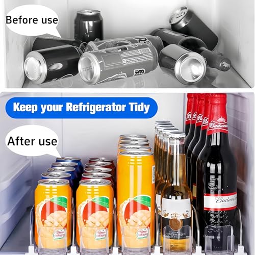 Detalle de NBBENG Automatic Can Dispenser for Fridge (5 Rows)