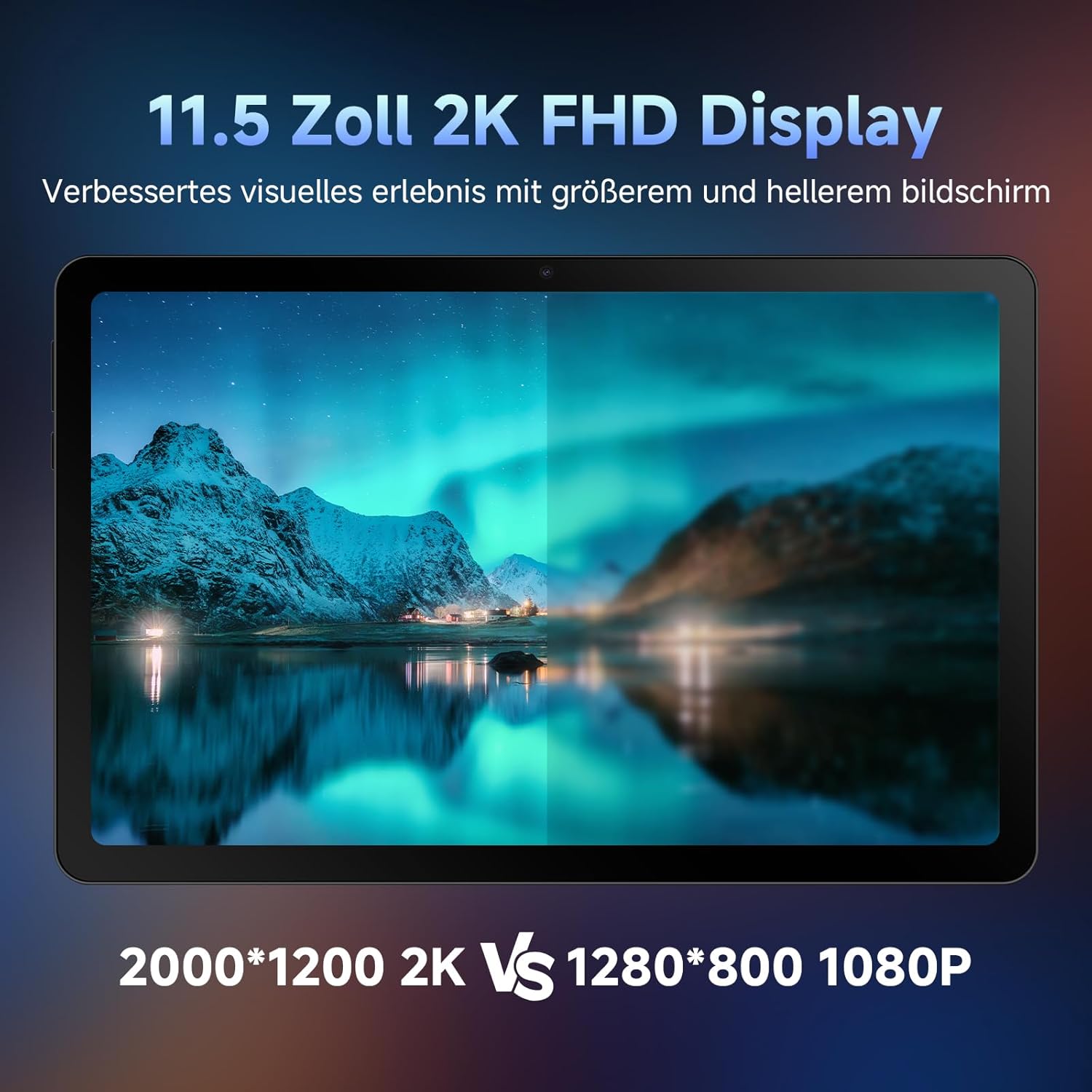 Thumbnail 5 de Ainmel Tablet 11,5 Zoll Android 15 30GB RAM