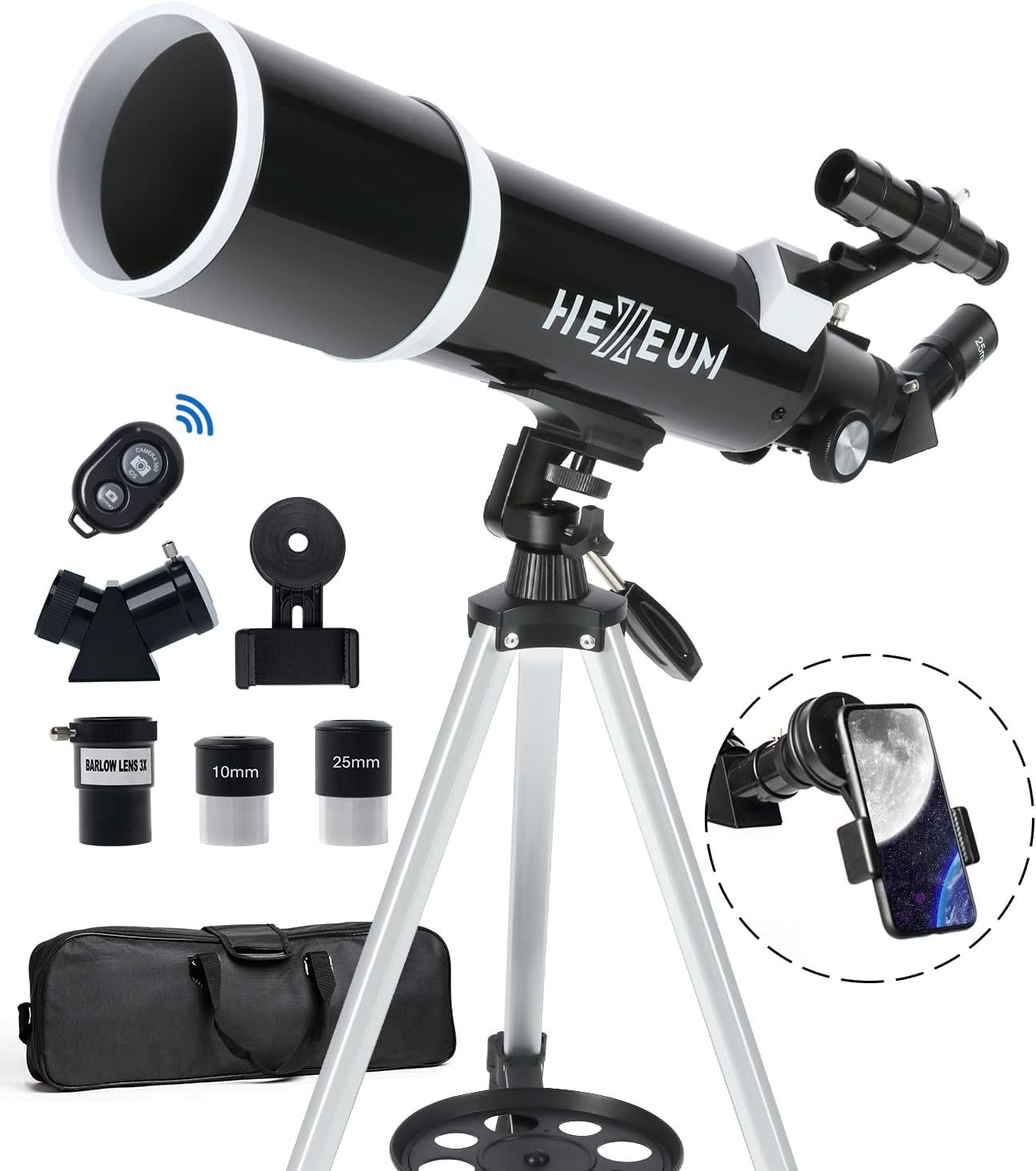 Detalle de 80mm Aperture 600mm Telescope for Beginners