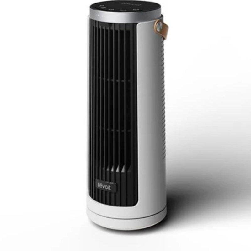 Detalle 2 de Ventilador Torre Levoit Windi Mini Plus Blanco: ultra silencioso, compacto y con temporizador
