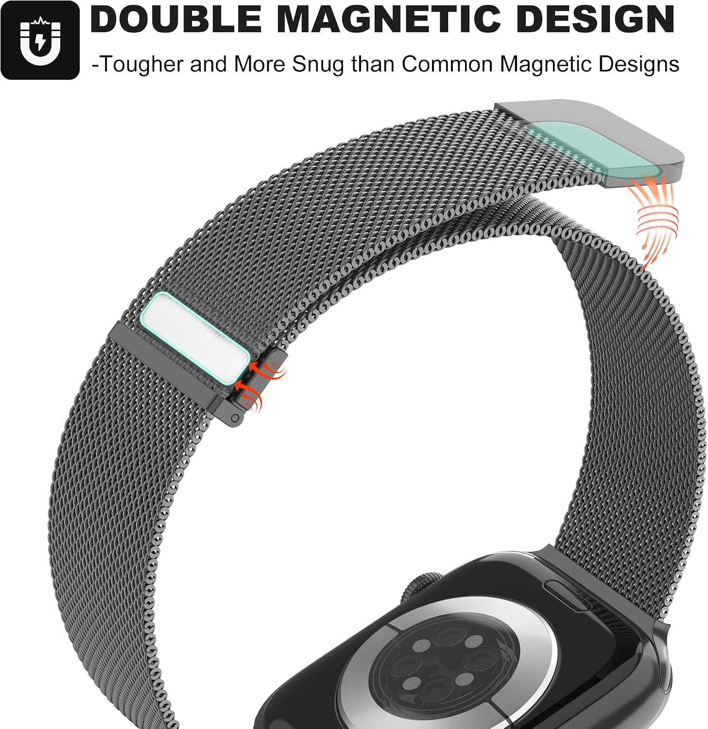 Detalle 2 de Higgs Strap Magnetic Mesh Band 46mm