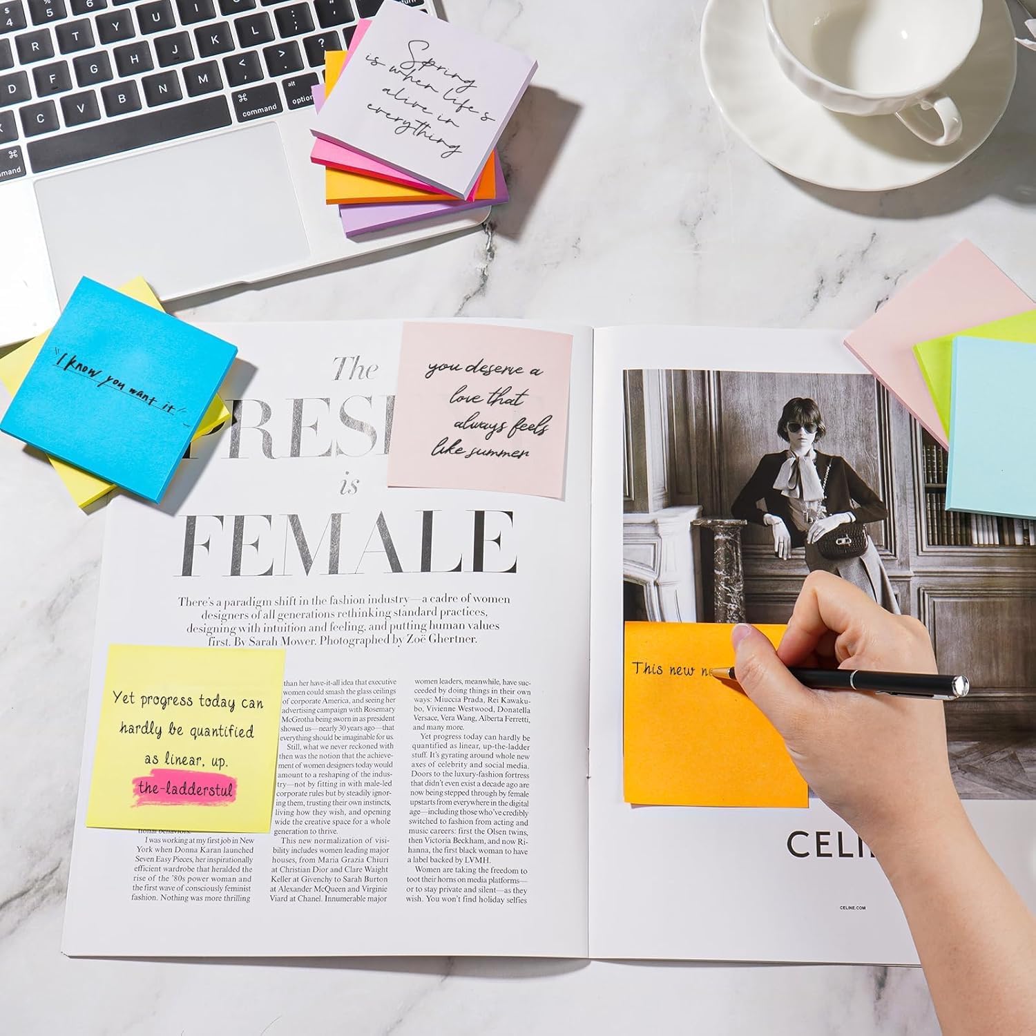 Thumbnail 5 de Haftnotizen 76 x 76 mm 1.008 Blatt 📌