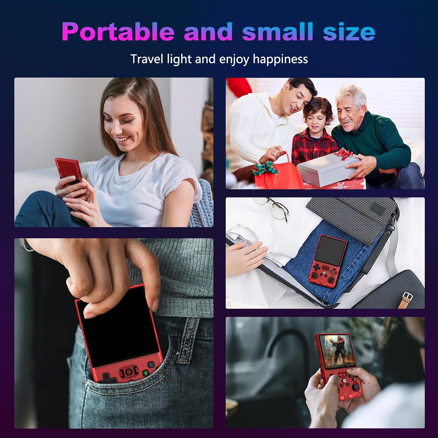Thumbnail 6 de R36MAX Retro Handheld Game Console – 64GB, 4.0" IPS, Open Source Linux