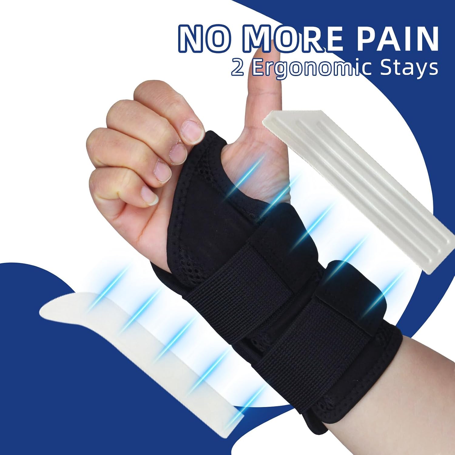 Thumbnail 5 de Bagtopia Wrist Brace, Left-Hand S/M Nylon Support with Adjustable Straps