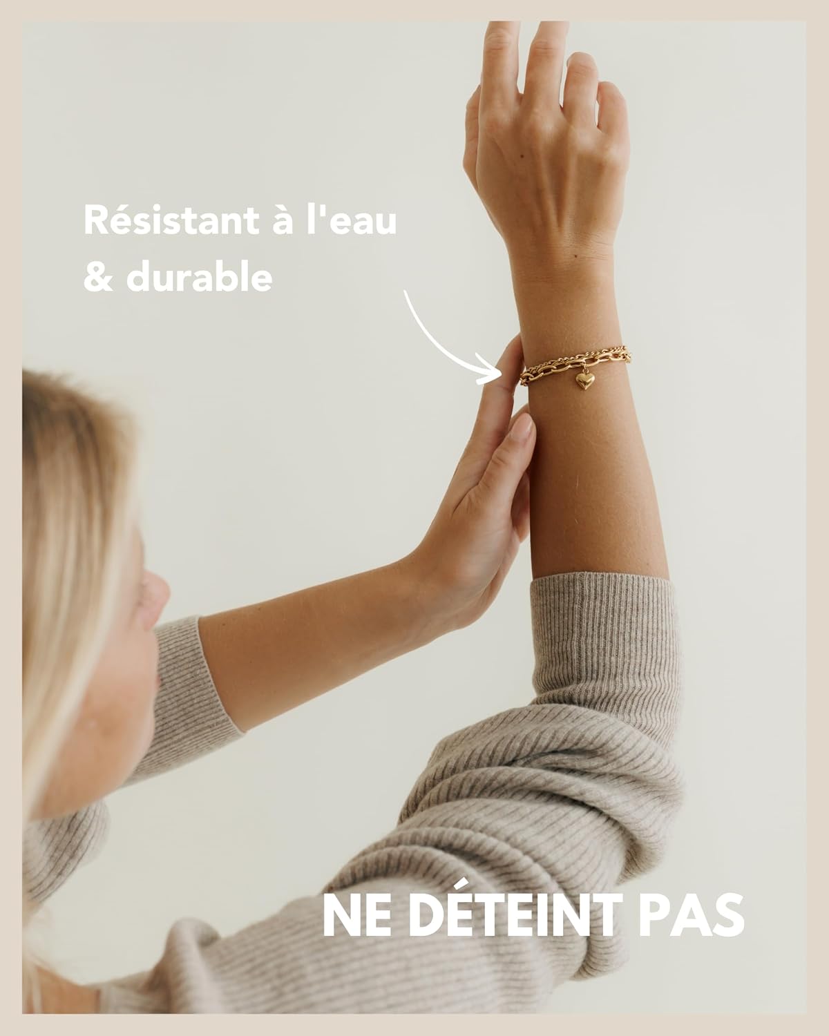 Detalle de GD GOOD.designs Bracelet cœur 14,5–19,5 cm 💍