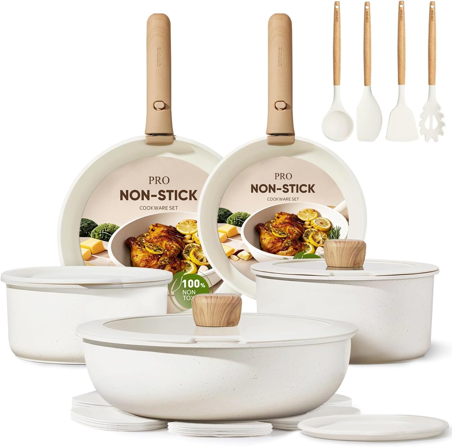 Detalle de CAROTE 19pcs Cookware Set
