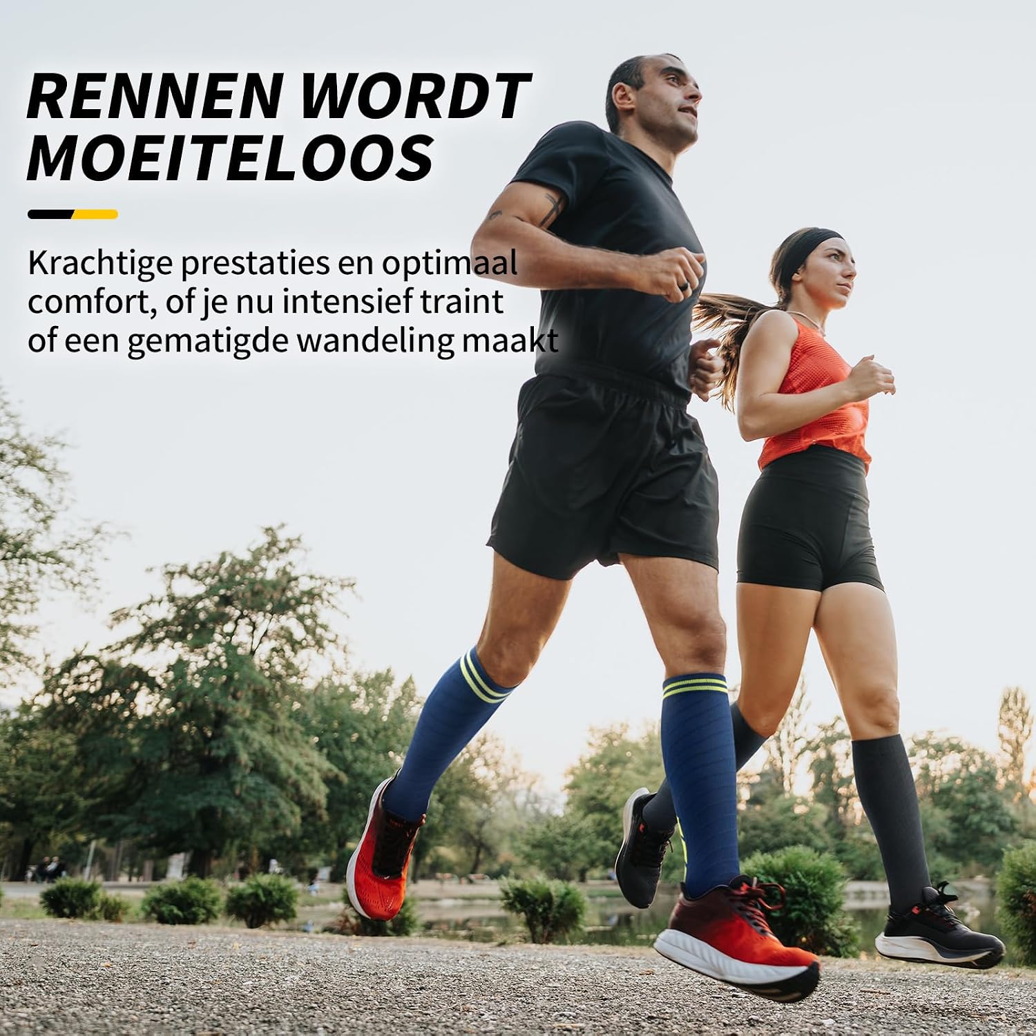 Thumbnail 6 de CAMBIVO CS60 compressiekousen, 15-30 mmHg, 3 paar voor sport en reizen