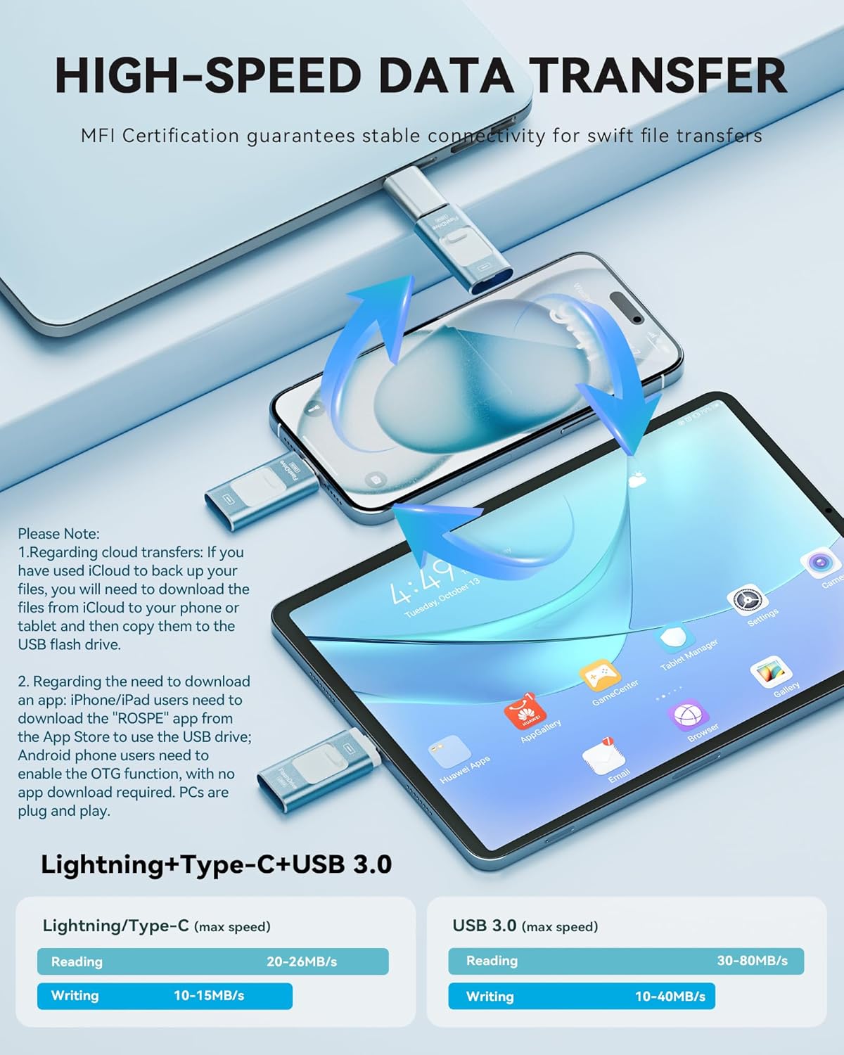 Thumbnail 4 de Apple MFi 128GB Flash Drive for iPhone