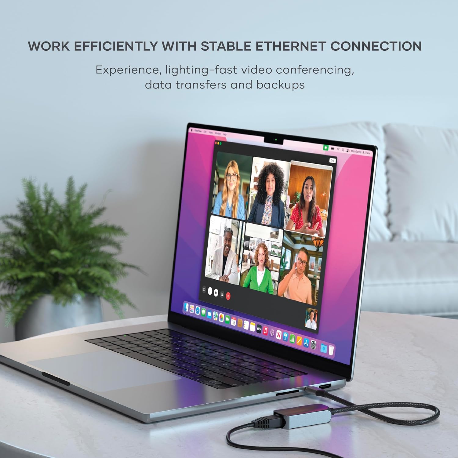 Thumbnail 4 de Satechi USB-C 2.5 Gigabit Ethernet Adaptor (USB-C to Ethernet)