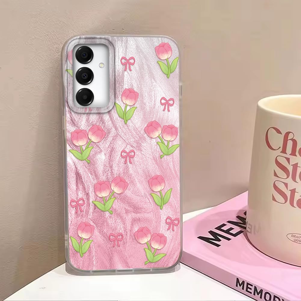Thumbnail 5 de Tedyhulle Hülle für Samsung Galaxy A13 4G/5G & A04S – dünne TPU-Schutzhülle mit rosa Blumen-Design