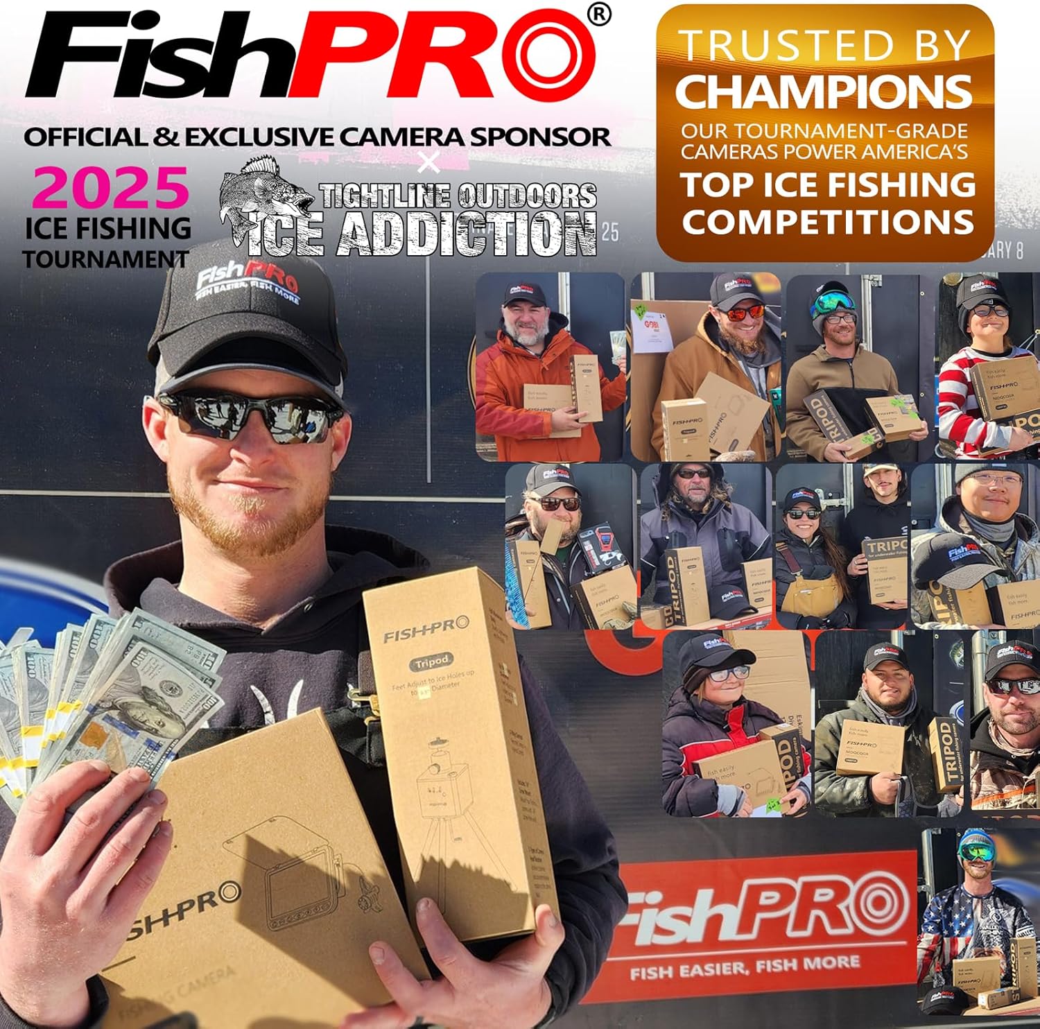 Thumbnail 2 de NO.1 FishPRO 2026 1080P Underwater Fishing Camera 25m 🎣