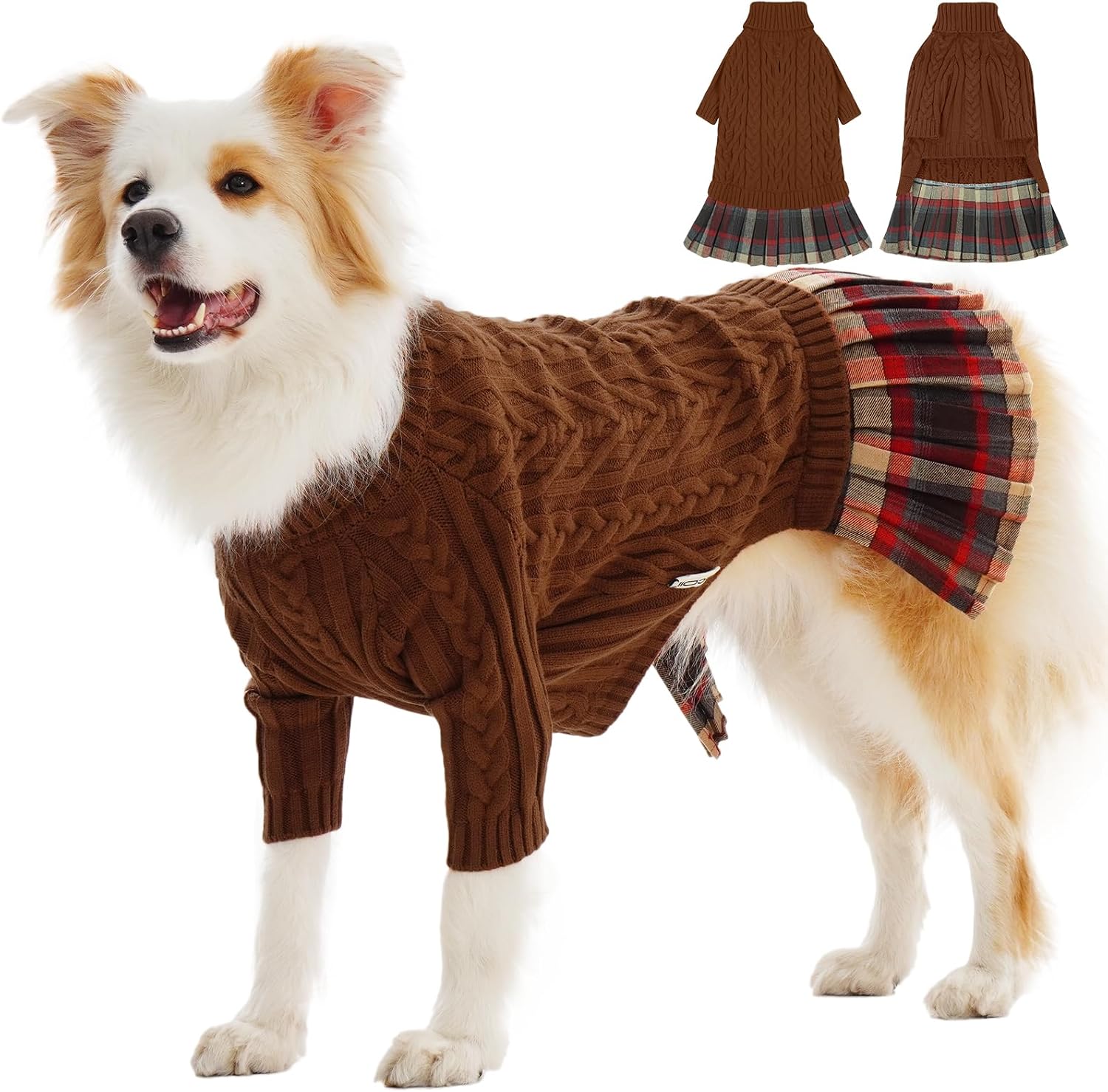 Detalle de IECOii Dog Sweater Dress, XL