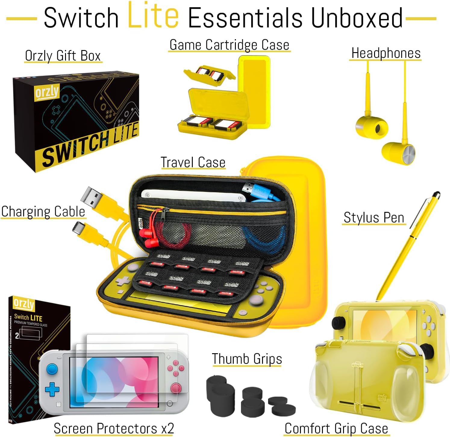 Thumbnail 2 de Kit Accessori Nintendo Switch Lite Giallo