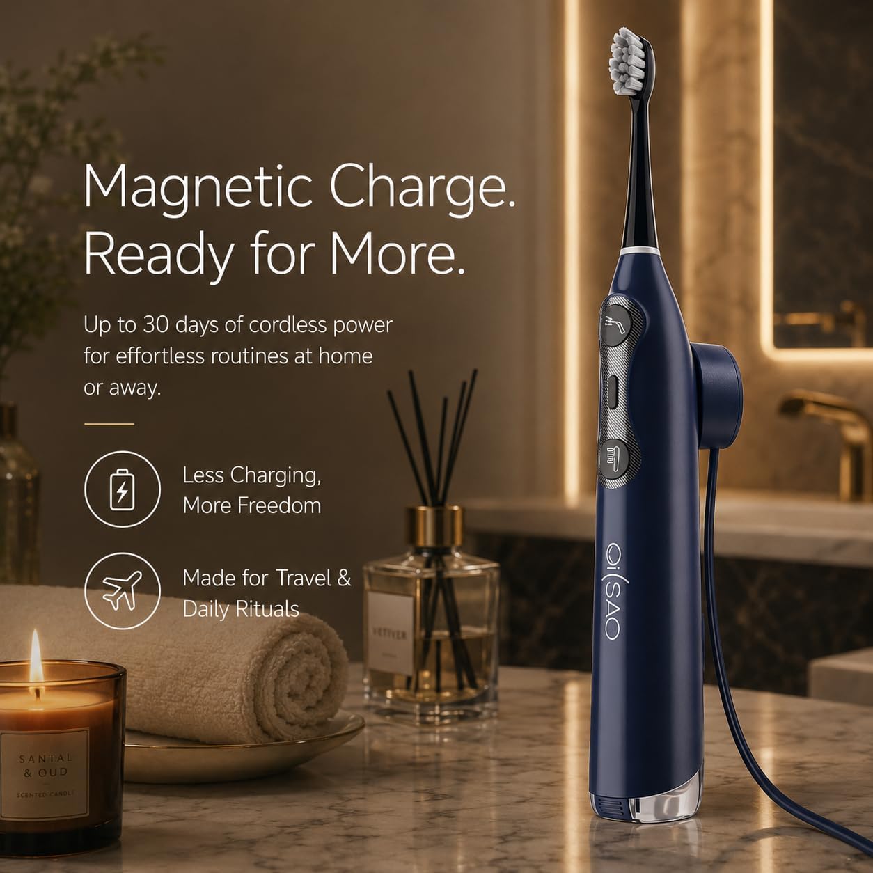 Thumbnail 3 de Electric Toothbrush with Water Flosser for Adults: 3-in-1 Sonic Brush & Floss Combo