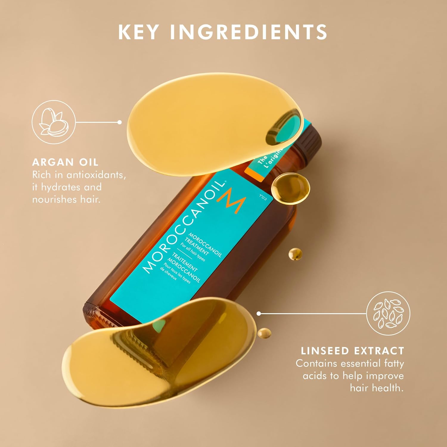 Detalle de Moroccanoil Treatment – ultra-light treatment oil for silky shine