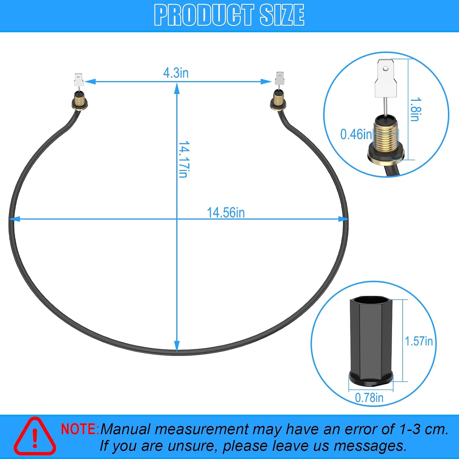 Thumbnail 1 de YEECHUN DD81-02148A Dishwasher Heating Element for Samsung Models