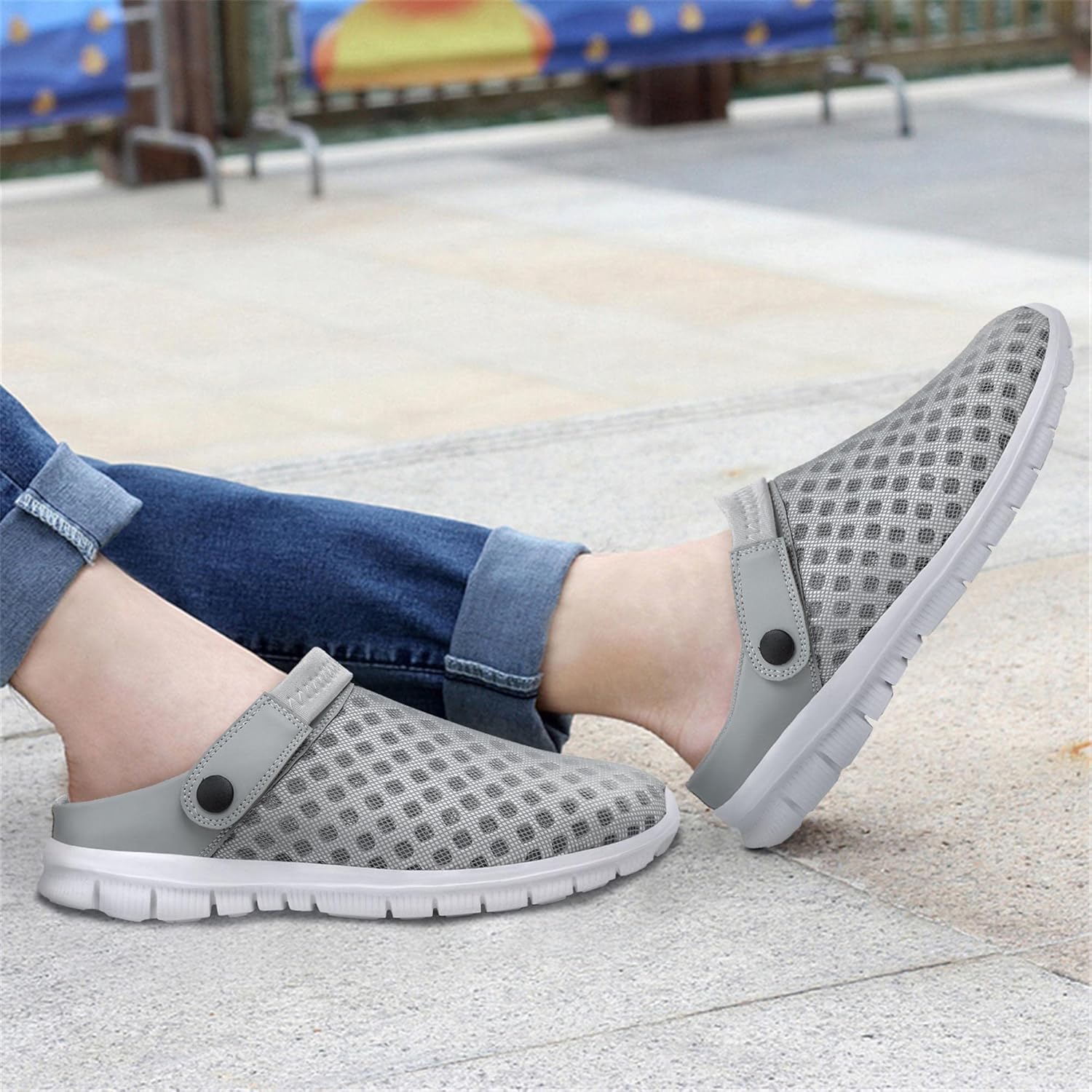 Thumbnail 2 de SAGUARO Sommer Clogs Herren Gartenschuhe – Leicht, rutschfest und atmungsaktiv