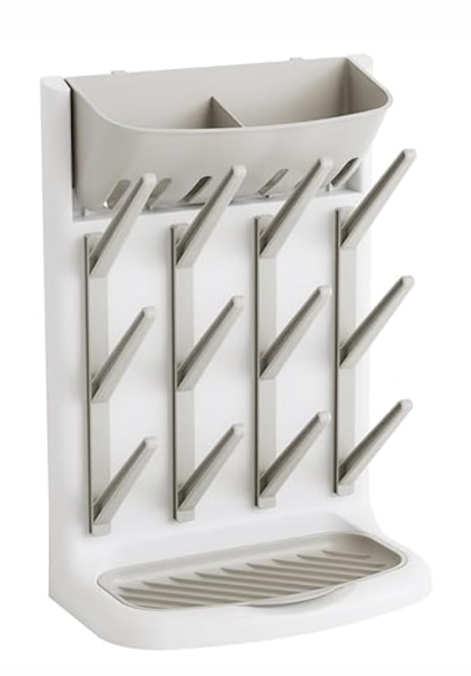 Thumbnail 3 de GoMaihe Baby Bottle Drying Rack, Vertical Storage, BPA-Free Gray