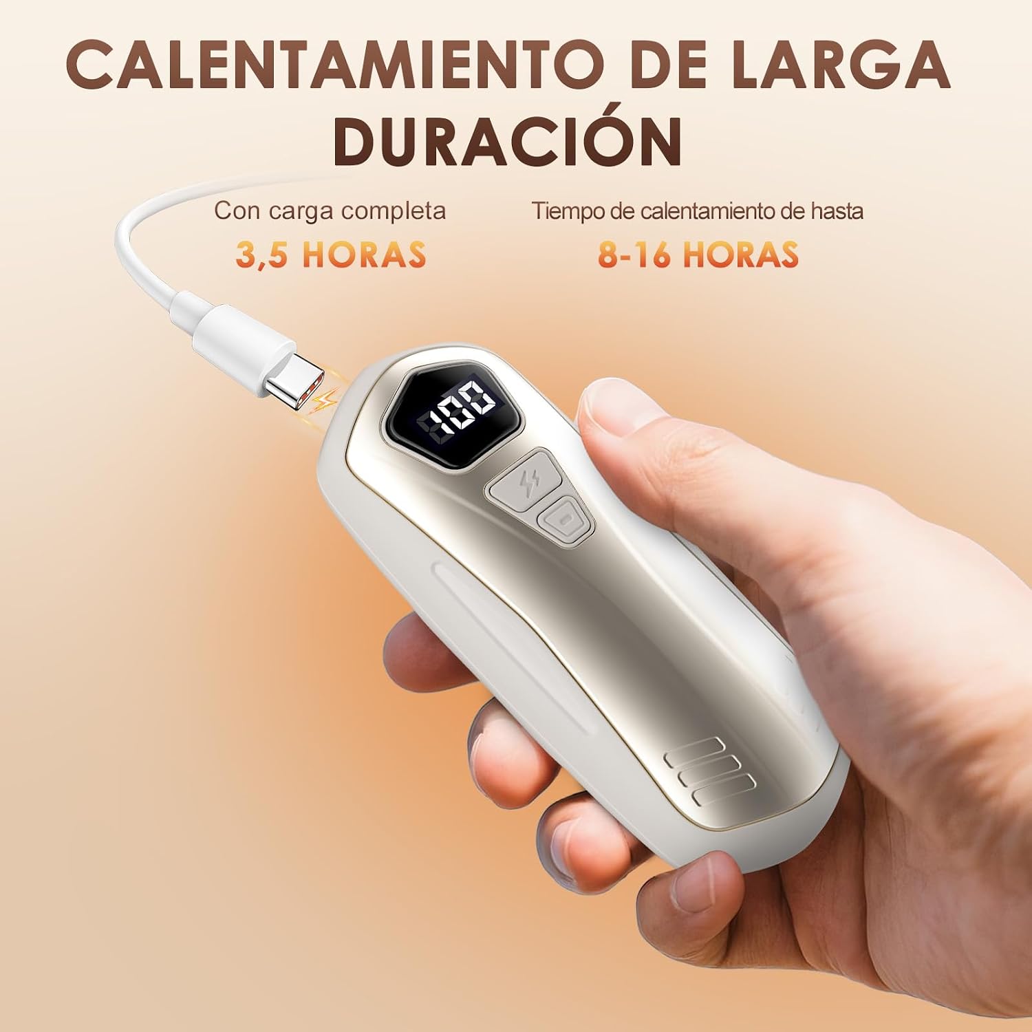 Thumbnail 4 de Calentador de Manos Recargable 6000mAh 2 unidades