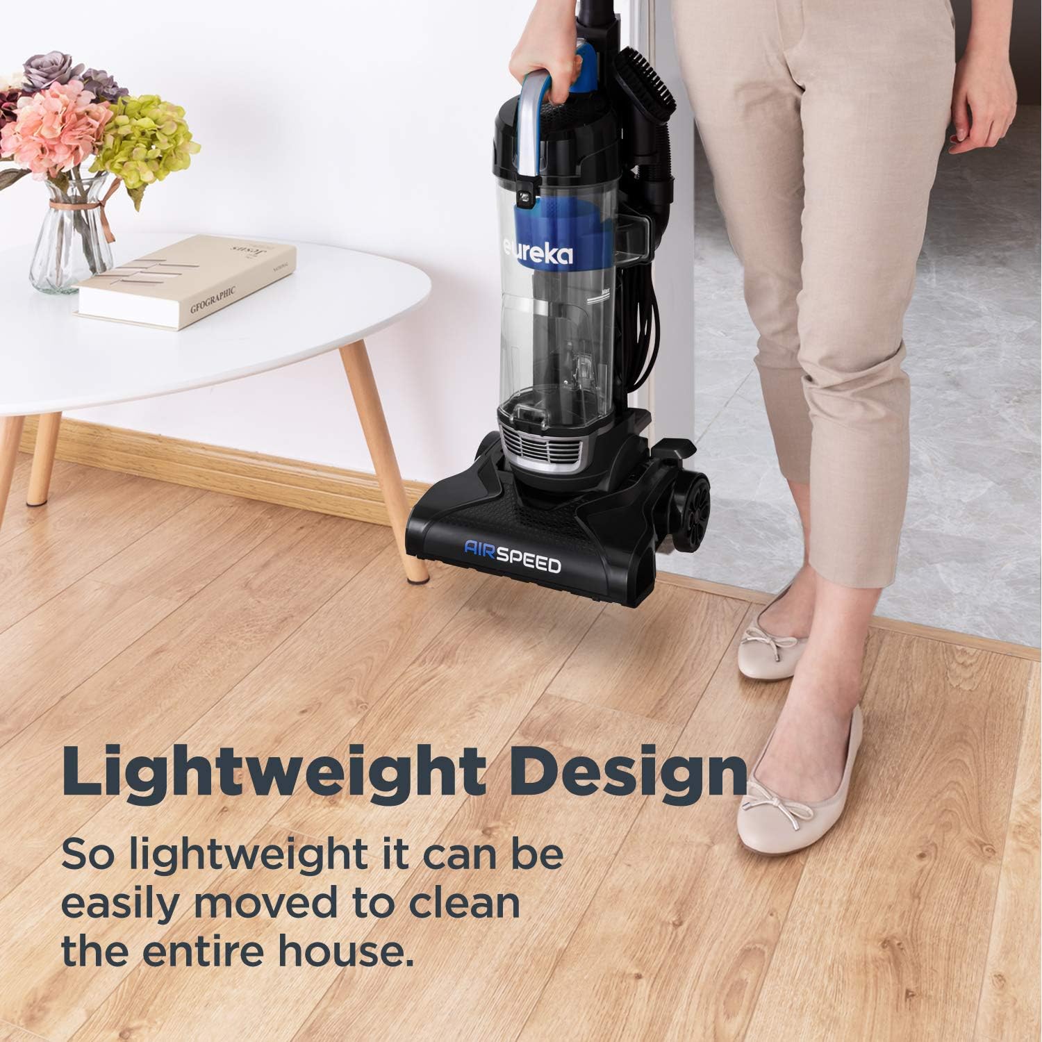 Detalle 2 de Eureka Airspeed NEU101C Bagless Upright Vacuum with 10.5-Inch Cleaning Path