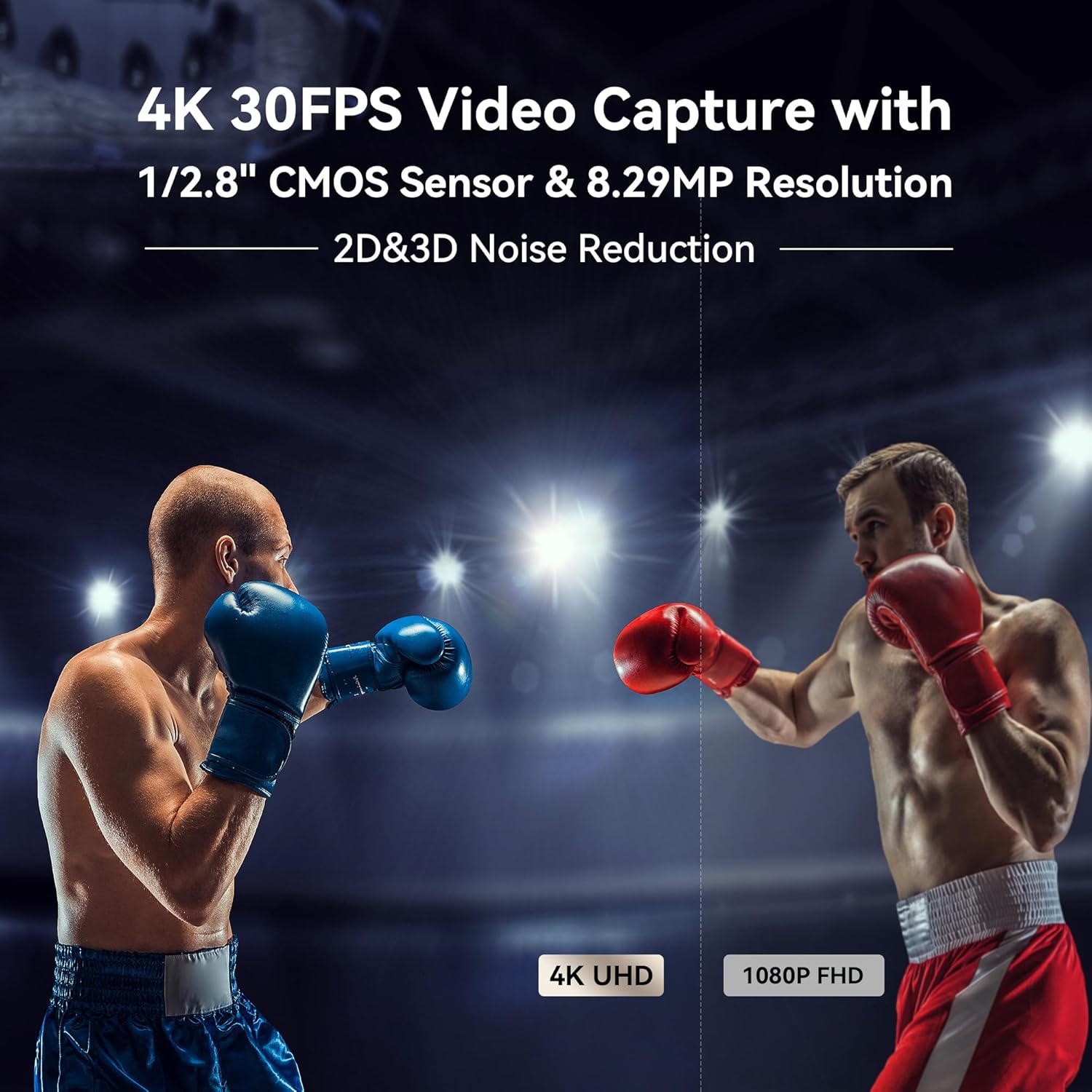 Thumbnail 2 de Tenveo 4K NDI PTZ Camera with AI Humanoid & Face Auto-Tracking (20X Optical Zoom)