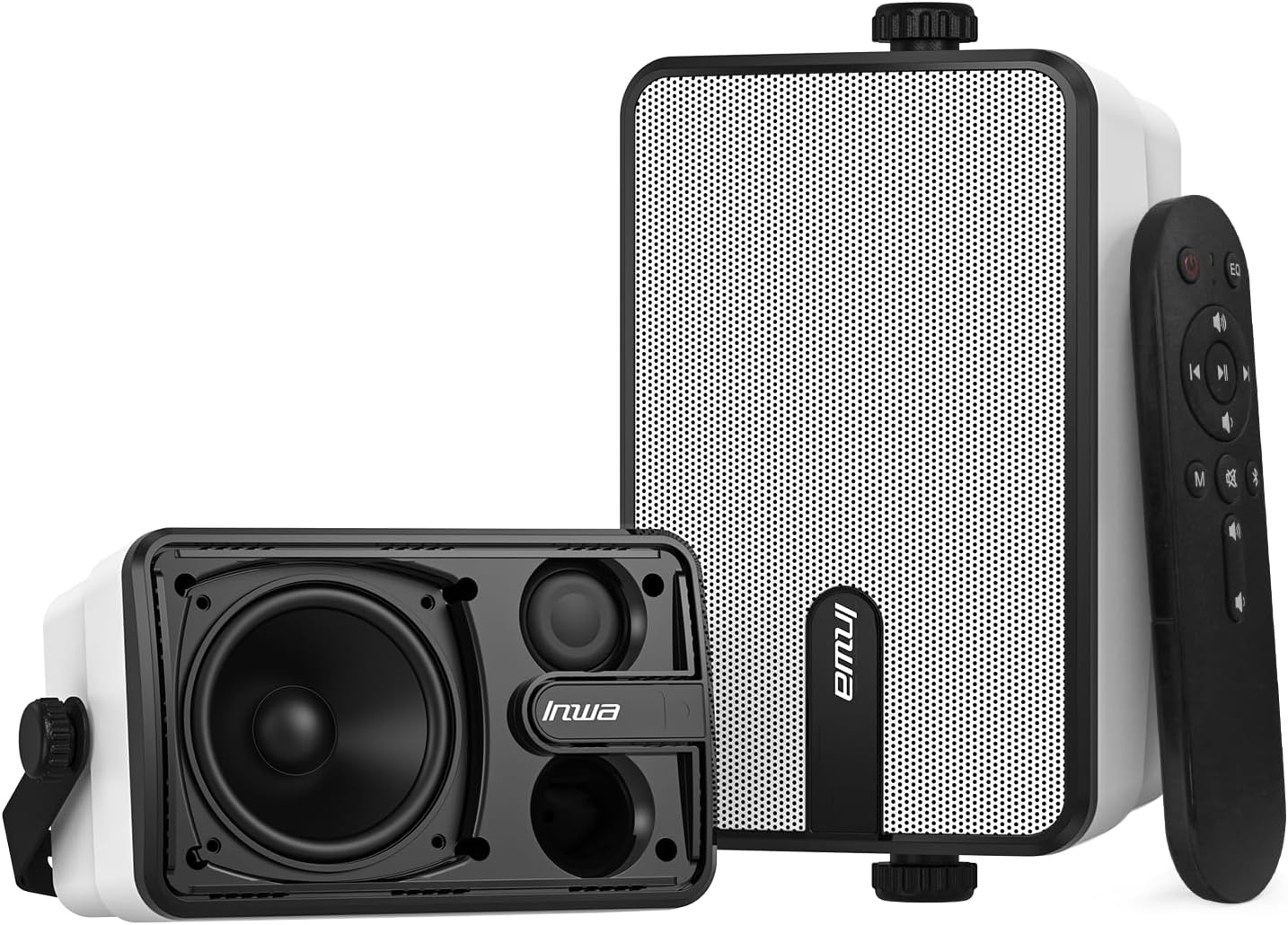 Thumbnail 6 de Inwa 250W Bluetooth Outdoor Lautsprecher (Modell MZ632) – 2er-Set, IPX5, Synchronisierung bis 100 Lautsprecher