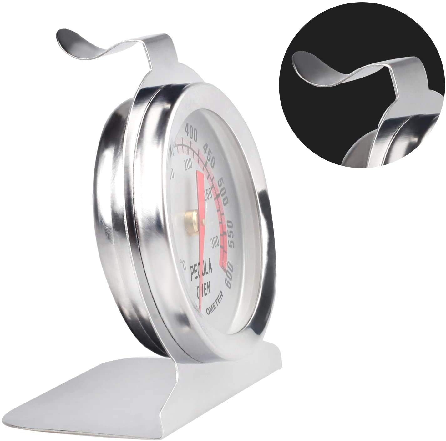 Detalle de Oven Thermometer 50–300°C Instant Read Stainless Steel