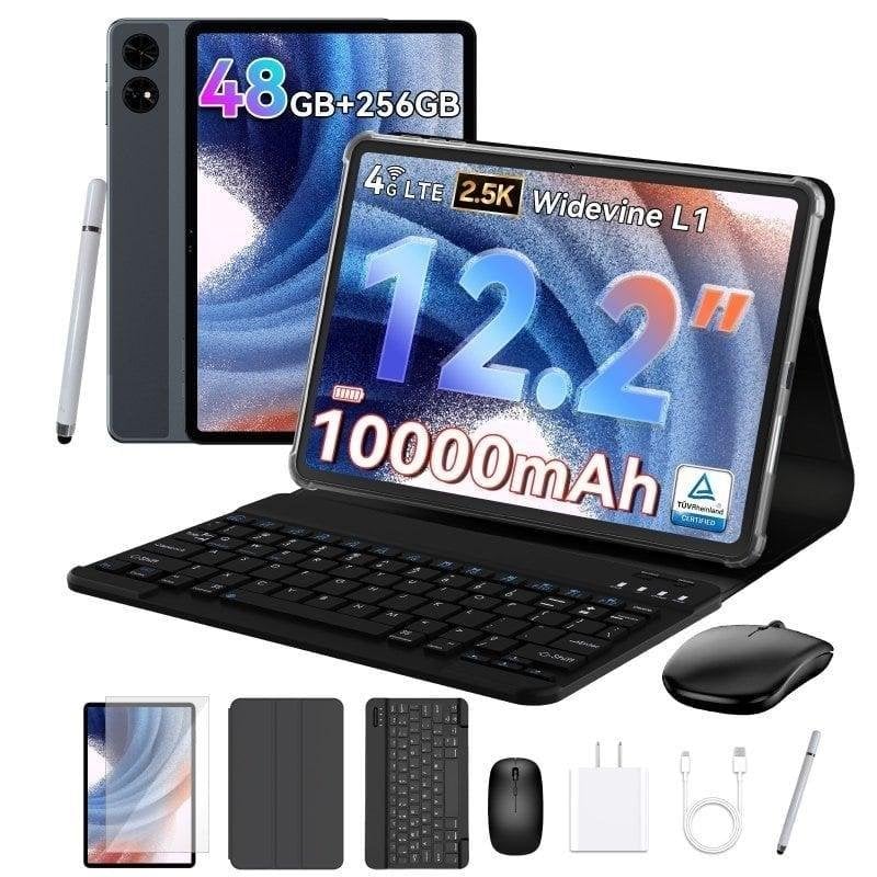 Detalle de Tablet TABWEE T60 4G 12,2" con Teclado y Stylus Pen | 12GB RAM, 256GB