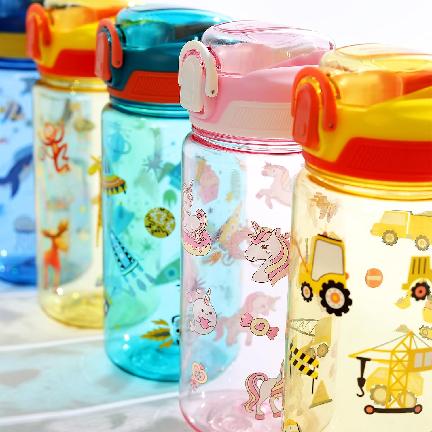 Thumbnail 4 de wooshwa Kinder-Trinkflasche 600 ml Meerestiere