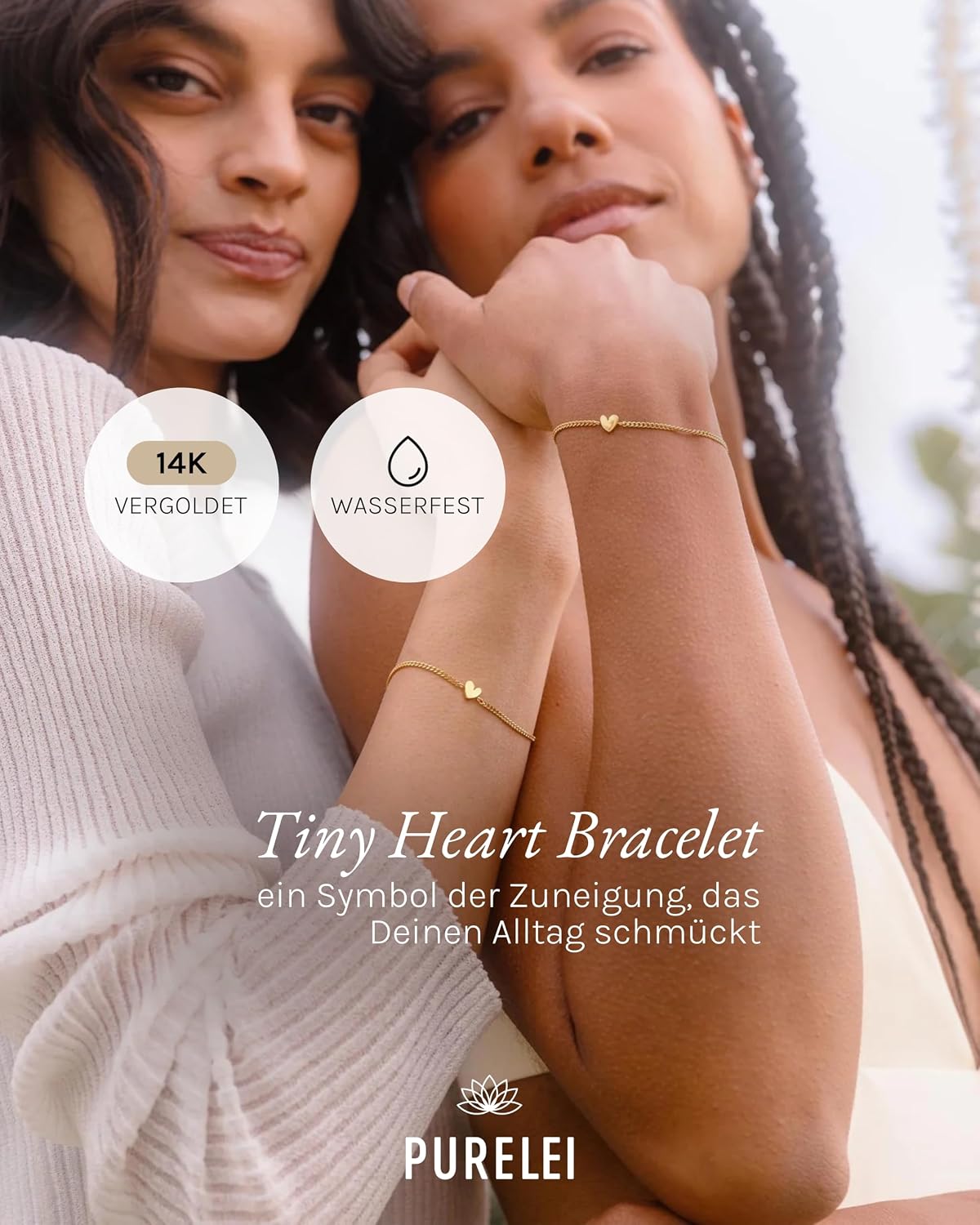 Thumbnail 1 de Purelei Tiny Heart Armband 16–19 cm 💍