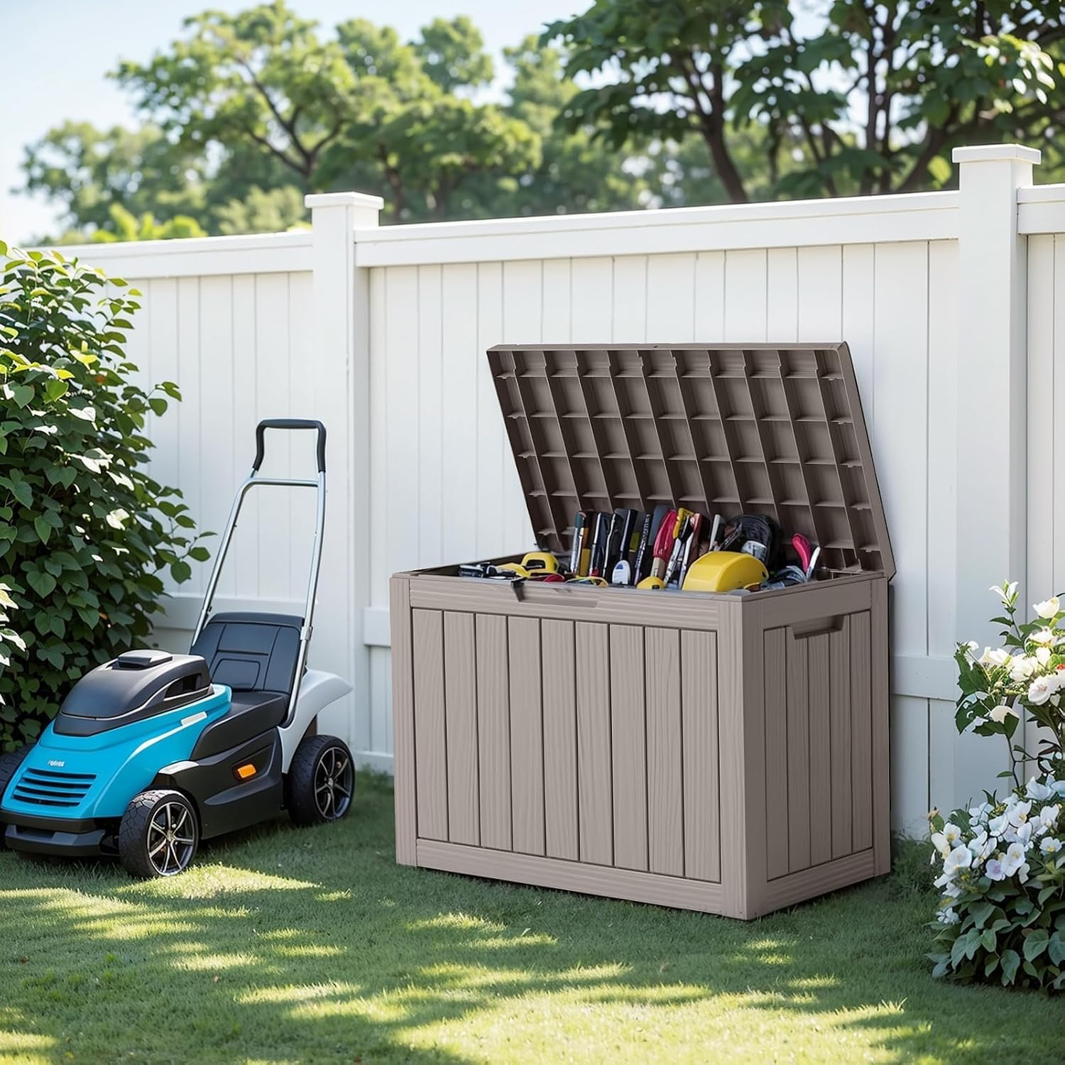 Thumbnail 6 de EasyUp Deck Box, 45-Gallon Waterproof UV-Resistant Outdoor Storage