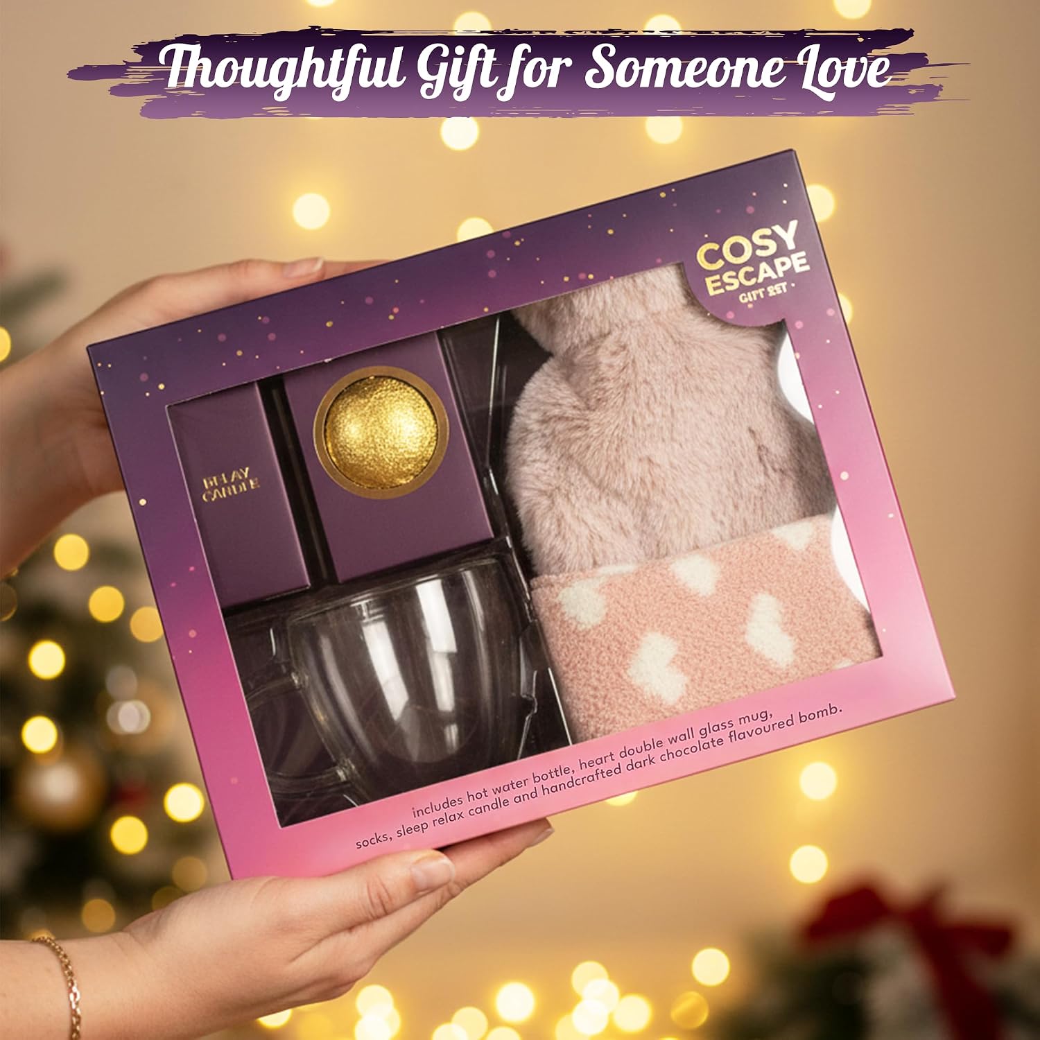 Thumbnail 4 de Topline Cosy Escape Gift for Her luxury hamper with hot water bottle
